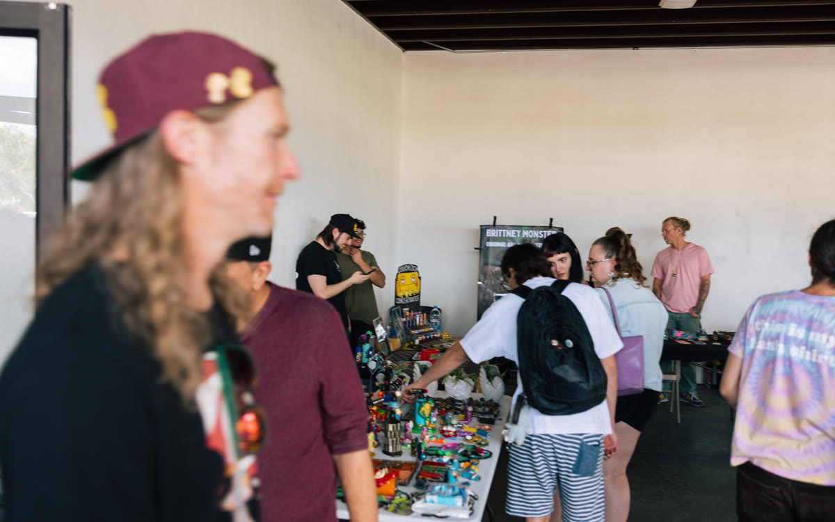 Black Market dispensary lounge on location