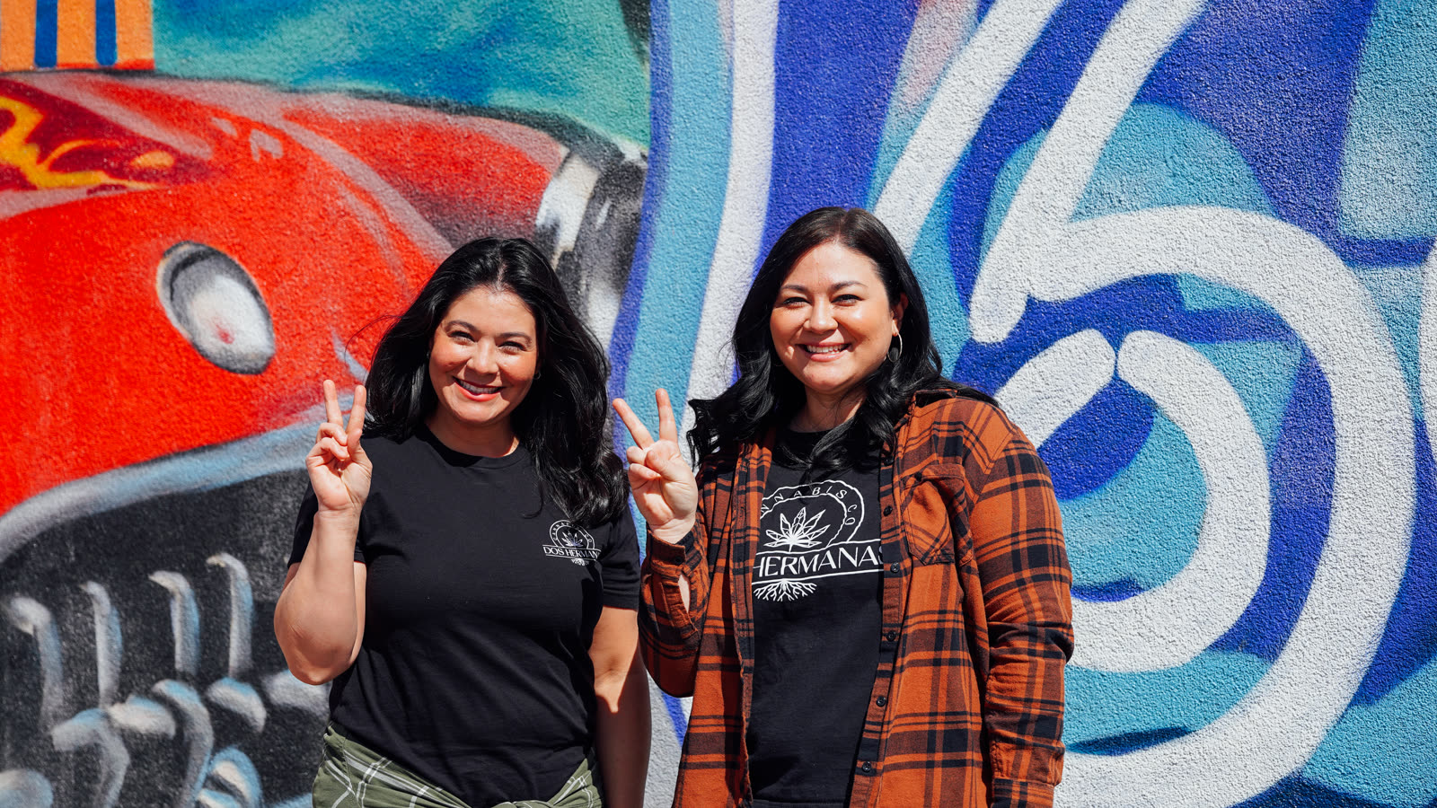 On-location portrait of dispensary owners